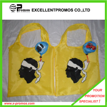 Bolso plegable de compras de la forma de la bola del poliester plegable (EP-B9025)